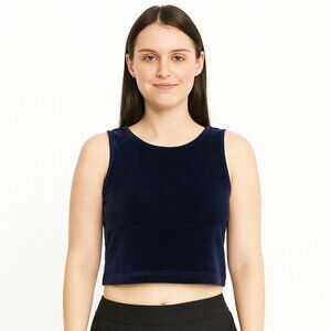 Carole Little Dark Blue Tank Top
